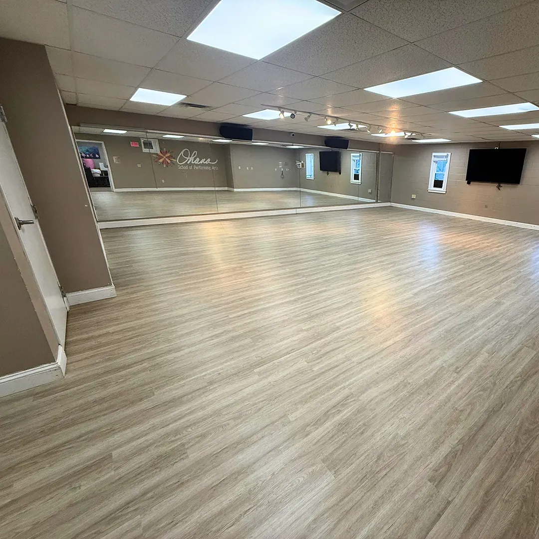 Flooring installed at Ohana School of Performance Arts